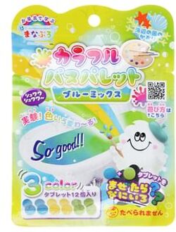 Colorful Bath Palette Blue Mix 12 pcs