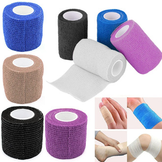Colorful Elastoplast Self Adhesive Elastic sports tape black adhesive bandage Sports Knee Finger Ankle Palm Shoulder athletic