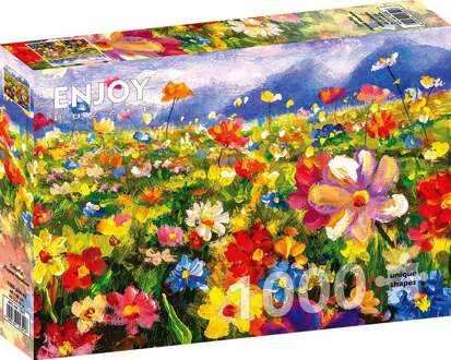 Colorful Flower Meadow Puzzel (1000 stukjes)