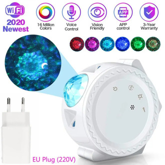 Colorful Starry Galaxy Projector Blueteeth USB Voice Control Music Player LED Night Light USB Charging Projection Lamp Kids Gift