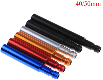 Colorful Tube PRESTA valve Extension Tubular Extender For Bicycle Bike 40/50mm