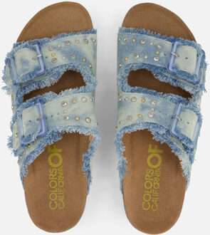 Colors of California Sandalen denim Synthetisch Blauw - 36,39,40