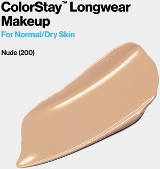 Colorstay Foundation With Pump Dry Skin - 200 Nude