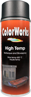 Colorworks Hittebestendig Lakverf Antraciet - 400 ml