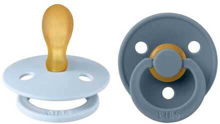 Colour Fopspeen - Symmetrisch - Baby Blue/petrol - 6-18 Maanden - Duopack Blauw
