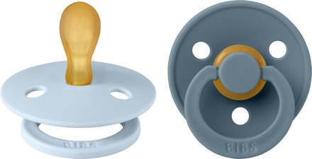Colour Fopspeen - Symmetrisch - Baby Blue/petrol - 6-18 Maanden - Duopack Blauw