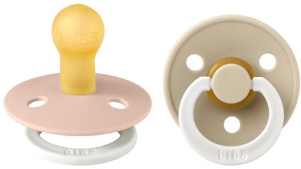 Colour Pacifier Glow In The Dark - Stage 1 Fopspeen - 0+ Maanden - 2 Stuks - Blush Night / Vanilla Night