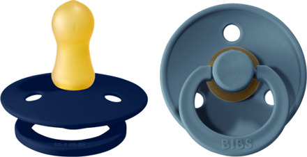 Colour Pacifier - Stage 2 Fopspeen - 6+ Maanden - 2 Stuks - Deep Space / Petrol Blauw