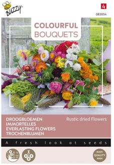 Colourful Bouquets, Rustic dried flowers (droogbloem 1)