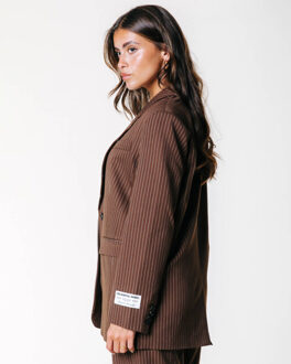 Colourful Rebel Blazer wj117118 jesra Bruin - L