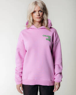 Colourful Rebel Hoodie wh115631 logo wave Roze - XS
