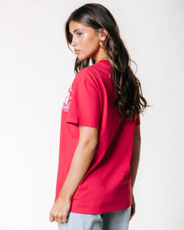 Colourful Rebel T-shirt wt117266 varsity Rood - L