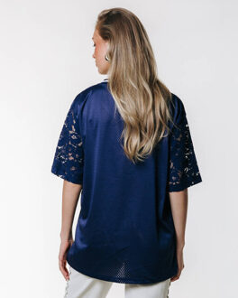 Colourful Rebel T-shirt wt217629 tayla - maat M Blauw