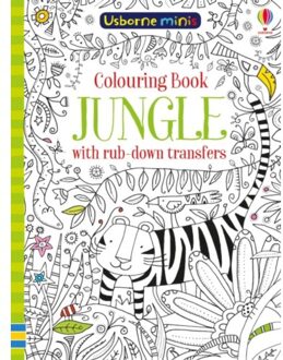 Colouring Book Jungle with Rub Downs