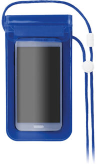 Colourpouch waterdichte telefoonhoes Blauw - One size