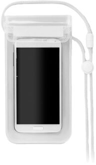 Colourpouch waterdichte telefoonhoes Wit - One size