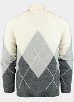 Coltrui cullen pull rollneck bwa25305cu47/941 mid grey - maat XXL Grijs