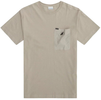 Columbia Beige Zak T-Shirt Landroamer™ 2024 Columbia , Beige , Heren - L,M,S