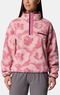 Columbia Helvetia II Printed Cropped Fleece Dames Roze - XS