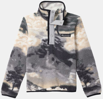 Columbia Helvetia II Printed Half Snap Fleecetrui Junior Grijs - XL