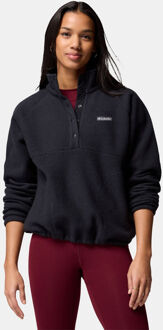 Columbia Jasper Ridge Pebbled Fleecetrui Dames Zwart - M