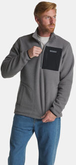 Columbia Jasper Ridge Pebbled Fleecetrui Zwart - M