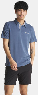 Columbia Nelson Point Polo Blauw - XS