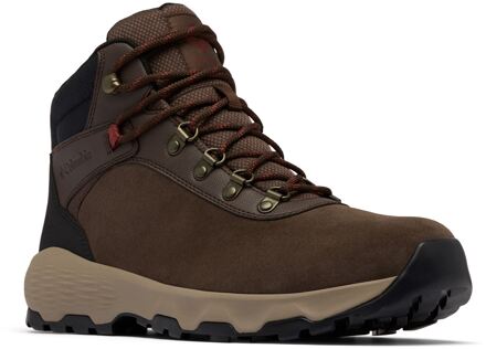 Columbia Newton Wander Suede Heren Wandelschoenen Cordovan/Kruiden Bruin