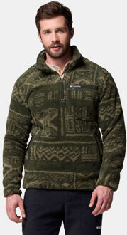Columbia Rugged Ridge High Pile Fleecetrui Groen - M