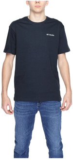 Columbia T-Shirts Columbia , Black , Heren - 2Xl,Xl,L,M,S
