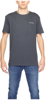 Columbia T-Shirts Columbia , Gray , Heren - 2Xl,Xl,L,M,S