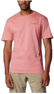 Columbia T-Shirts Columbia , Pink , Heren - 2Xl,Xl,L,M,S