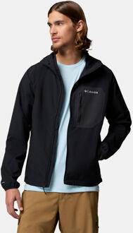 Columbia Tall Heights™ III Hooded Softshell Jas Zwart - M
