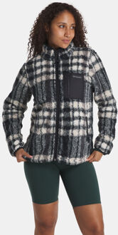 Columbia West Bend Print II Fleecevest Dames Zwart - XL