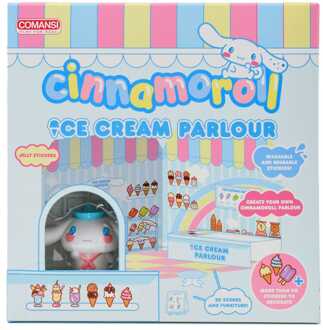 Comansi Hello Kitty and Friends Mini figure Sticker House Cinnamoroll Ice Cream Parlour