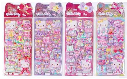 Comansi Hello Kitty and Friends Sticker Hello Kitty Puffy Assortment (20)