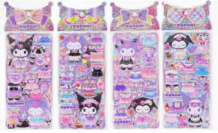 Comansi Hello Kitty and Friends Sticker Kuromi Puffy Assortment (20)