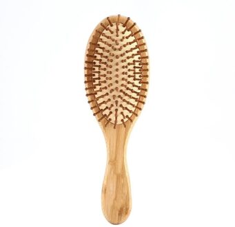 Comb bamboo Airbag massage health care comb carbonized solid wood bamboo cushion anti-static hair combs travel