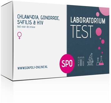 Combitest Syfilis, HIV, Chlamydia En Gonorroe Test - Professionele Laboratorium Test Test voor vagina, keel of anus