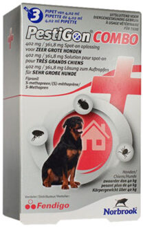 COMBO Vlooienmiddel voor honden Extra Large