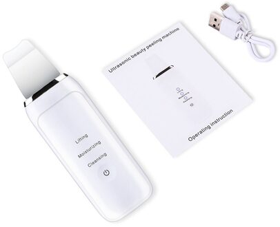 Comedondrukker Skin Scrubber Ultrasone Pore Cleaning Facial Exfoliërende Peeling Cavitatie Gezicht Massager Beauty Instrument