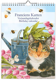 Comello Franciens Katten Lapjeskat Verjaardagskalender Multikleur