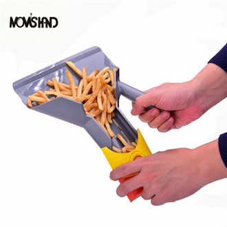 Comerical Plastic Chips Scoop Voedsel Frieten Schop Handvat Fry Scoop