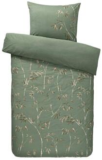 Comfort 2e Halve Prijs Leen Bakker - Dekbedovertrek Muriel - 140x200/220 Cm - Katoen - Groen