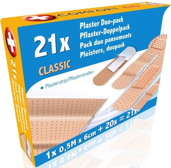 Comfort Aid 21x Pleisters set diverse soorten/maten