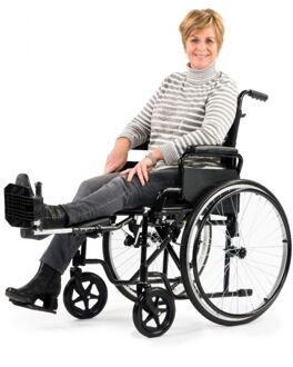 Comfort beensteun voor Multimotion rolstoel (type M1, M1plus en M9)