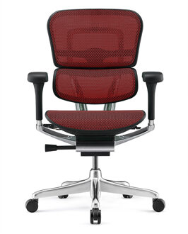 COMFORT bureaustoel Ergohuman Elite2 (zonder hoofdsteun) - Rood