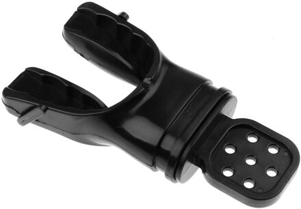 Comfort Silicone Duiken Duik Snorkel Standaard Vormbaar Unisex Bite Mondstuk Regulator Met Tie Wrap-Keuze Van Kleur zwart