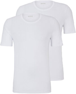 Comfort T-shirt O-hals 2-Pack wit - L