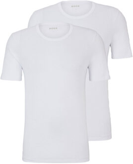 Comfort T-shirt O-hals 2-Pack wit - M